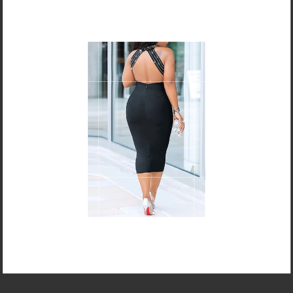 Stunning Rhinestone Dress - Picture 2 of 2